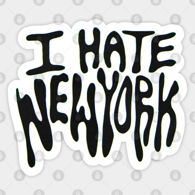 I love new york Sticker by EwwGerms